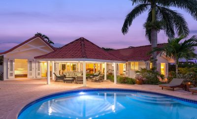 Sunspot villa , beachfront